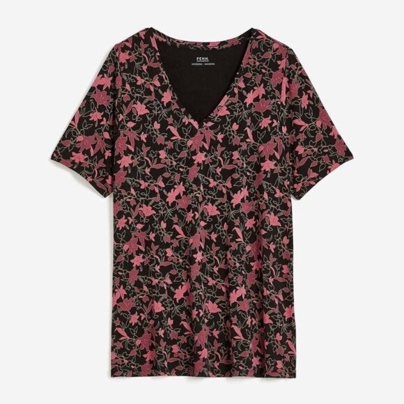 Penningtons - Penn Essentials - Printed Floral Slinky Tee 2X - Picture 5 of 8